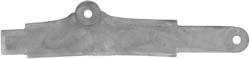 Sideplate
for an
Isaac Haines, Lancaster County longrifle,
by John Bivins, LEFT HANDED, 
wax cast nickel silver